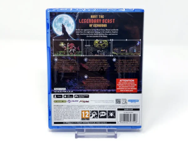 Parte trasera de Chronicles of the Wolf (ESP) (Precintado) para PlayStation 5, edición PAL España