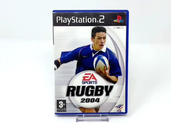Portada de Rugby 2004 (FRA) para PlayStation 2, edición PAL Francia, de segunda mano