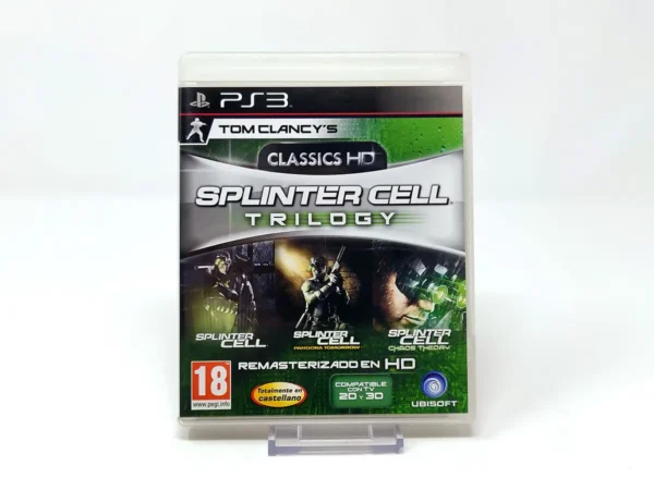 Portada de Tom Clancy's Splinter Cell Trilogy (ESP) (Classics HD) para PlayStation 3, edición PAL España, de segunda mano