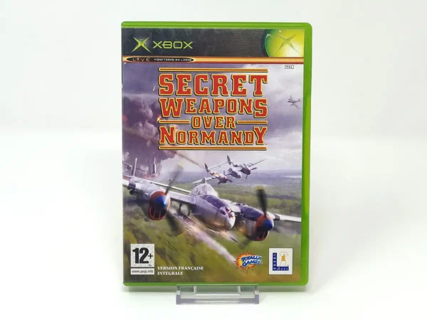 Portada de Secret Weapons over Normandy (FRA) para XBOX, edición PAL Francia, de segunda mano