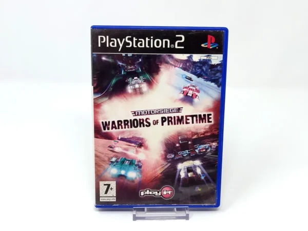 Portada de Motorsiege: Warriors of Primetime (UK) (Rebajado) para PlayStation 2, edición PAL UK, de segunda mano