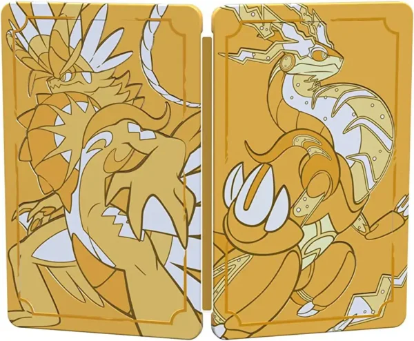 Parte trasera de Pokémon Escarlata y Púrpura (Edición Dual con Steelbook) (ESP) para Nintendo Switch, edición PAL España