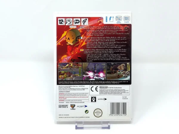 Parte trasera de Death Jr.: Root of Evil (ESP) para Nintendo Wii, edición PAL España