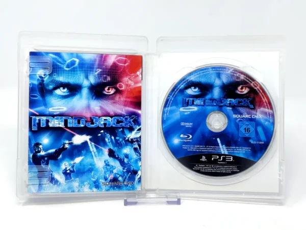 Interior del juego Mindjack (ESP) para PlayStation 3 con disco y manual