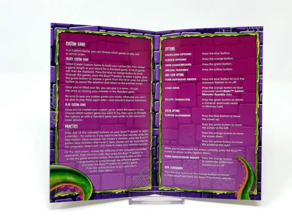 Buzz! Junior: Monster Rumble (UK) (Manual) para PlayStation 2, edición PAL UK, de segunda mano