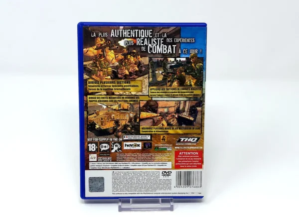 Parte trasera de Full Spectrum Warrior: Ten Hammers (FRA) para PlayStation 2, edición PAL Francia