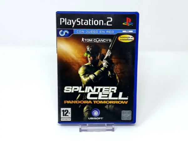 Portada de Tom Clancy's Splinter Cell: Pandora Tomorrow (ESP) para PlayStation 2, edición PAL España, de segunda mano