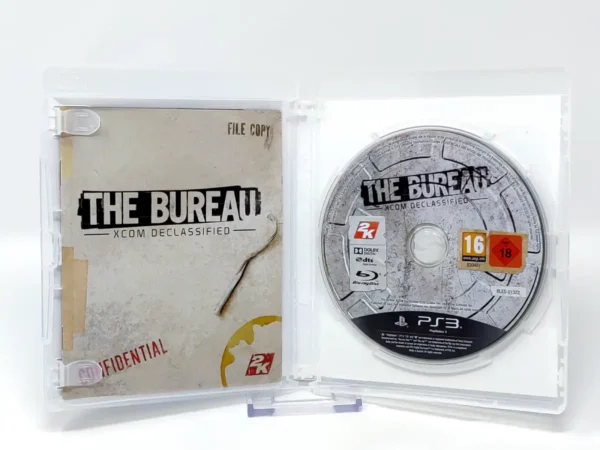 Interior del juego The Bureau: XCOM Declassified (ESP) (Con Cubre) para PlayStation 3 con disco y manual