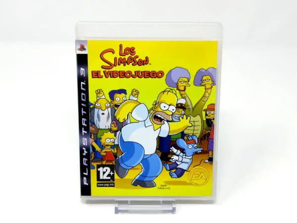 Portada de Los Simpson: El Videojuego (ESP) para PlayStation 3, edición PAL España, de segunda mano