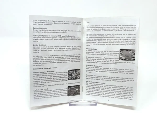 Myth Makers: Orbs of Doom (ESP) (Manual) para PlayStation 2, edición PAL España, de segunda mano