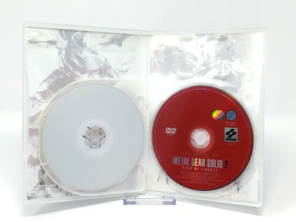 Lateral de la caja de Metal Gear Solid 2: Sons of Liberty (ESP) (Rebajado) para PlayStation 2