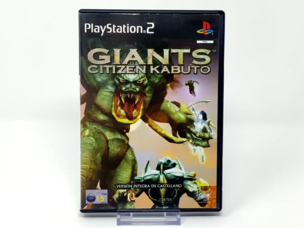 Portada de Giants: Citizen Kabuto (ESP) para PlayStation 2, edición PAL España, de segunda mano