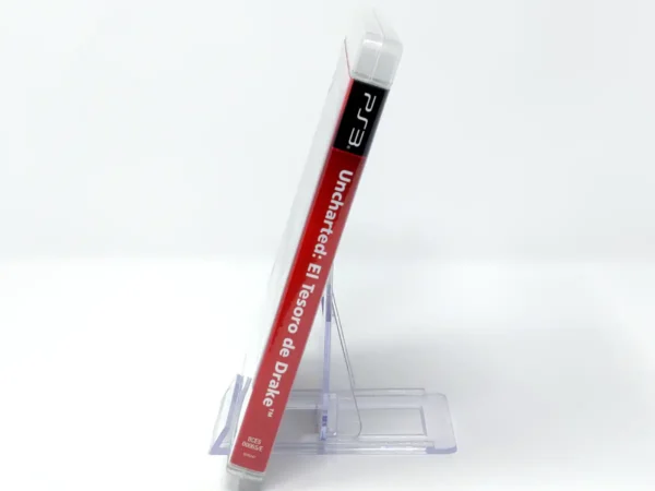 Lateral de la caja de Uncharted: El Tesoro de Drake (ESP) (Essentials) para PlayStation 3