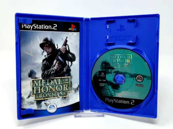 Interior del juego Medal of Honor: Frontline (ESP) para PlayStation 2 con disco y manual