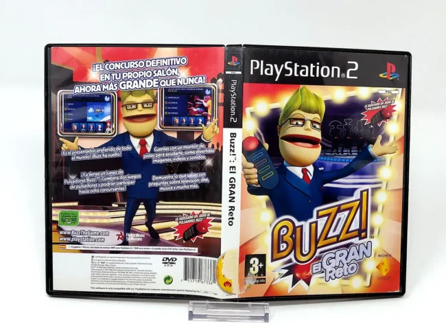 Buzz! El Gran Reto (ESP) (v2) (Carátula) (Rebajado)