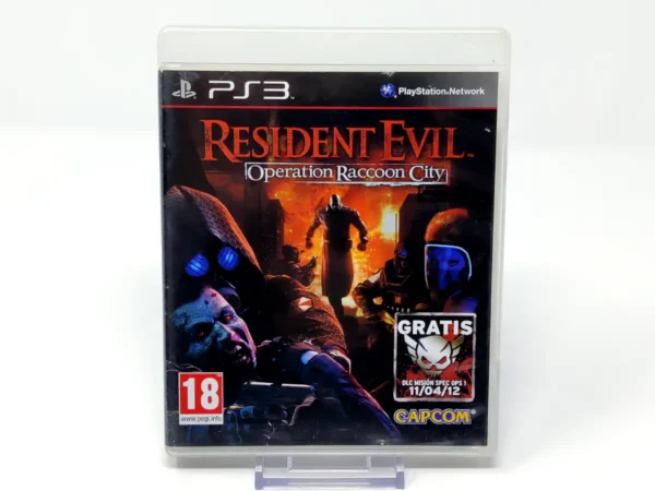 Portada de Resident Evil: Operation Raccoon City (ESP) para PlayStation 3, edición PAL España, de segunda mano