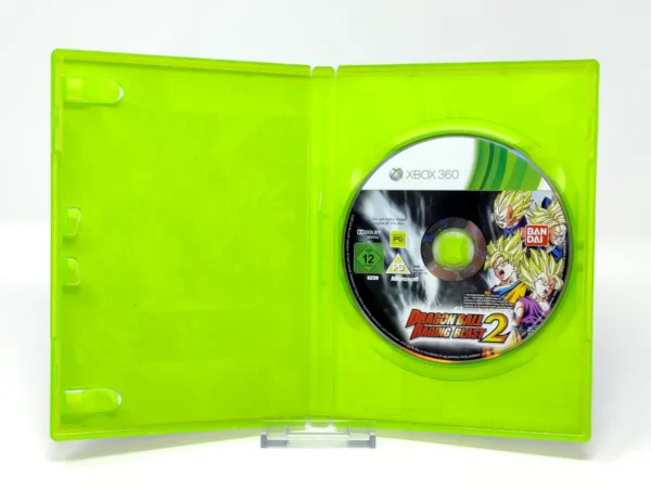 Interior del juego Dragon Ball: Raging Blast 2 (ESP) (Rebajado) para XBOX 360 con disco y manual