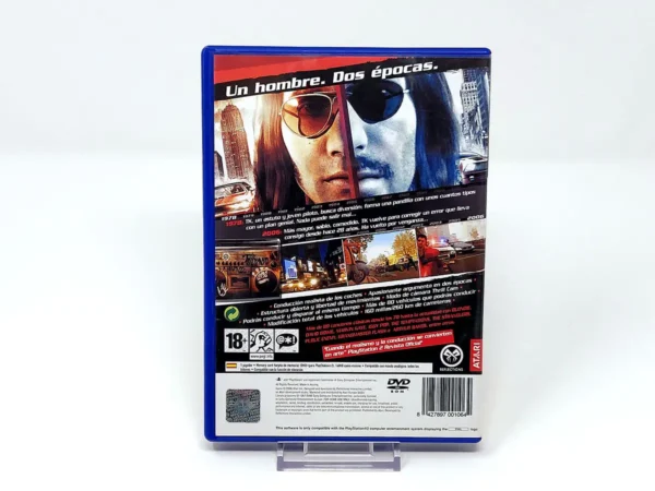 Parte trasera de Driver: Parallel Lines (ESP) (v2) para PlayStation 2, edición PAL España