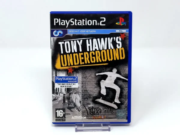 Portada de Tony Hawk's Underground (HOL) para PlayStation 2, edición PAL Holanda, de segunda mano