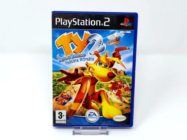 Portada de TY el Tigre de Tasmania 2: Rescate Agreste (ESP) (Rebajado) para PlayStation 2, edición PAL España, de segunda mano