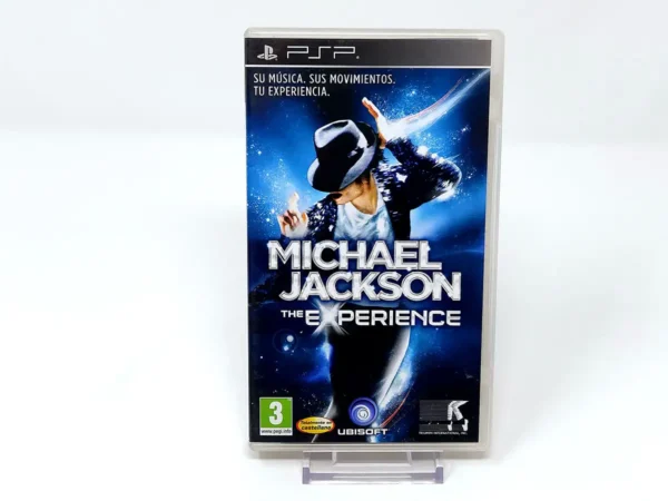 Portada de Michael Jackson: The Experience (ESP) para PSP, edición PAL España, de segunda mano