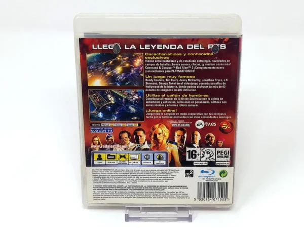 Parte trasera de Command & Conquer: Red Alert 3: Ultimate Edition (ESP) (Rebajado) para PlayStation 3, edición PAL España