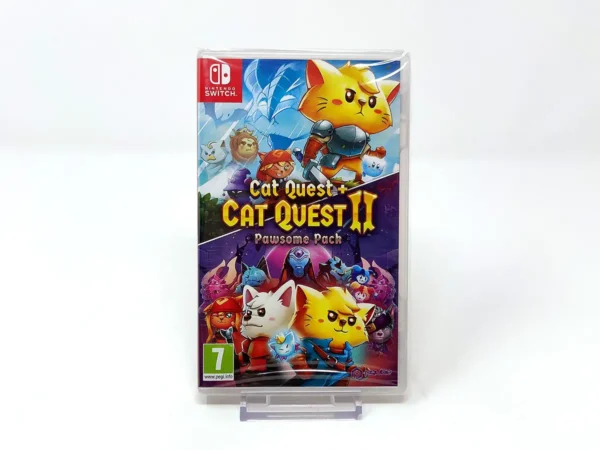 Portada de Pawsome Pack: Cat Quest + Cat Quest 2 (ESP) (Precintado) para Nintendo Switch, edición PAL España, nuevo