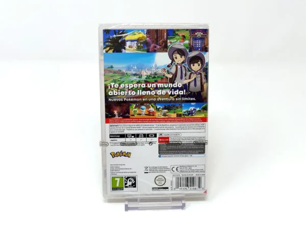 Parte trasera de Pokémon Púrpura (ESP) (Precintado) para Nintendo Switch, edición PAL España