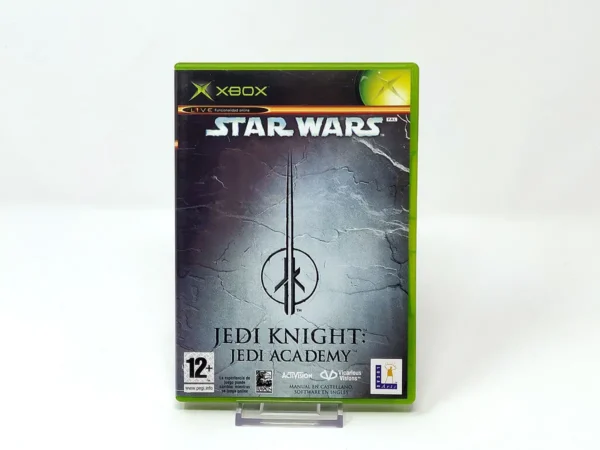 Portada de Star Wars: Jedi Knight: Jedi Academy (ESP) para XBOX, edición PAL España, de segunda mano