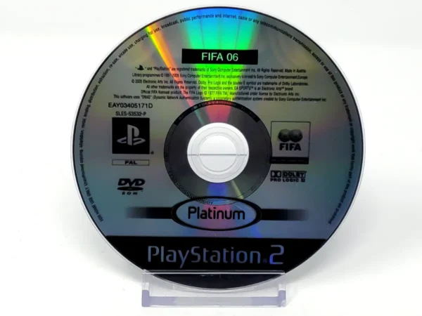 FIFA 06 (ESP) (Platinum) (Disco) para PlayStation 2, edición PAL España, de segunda mano