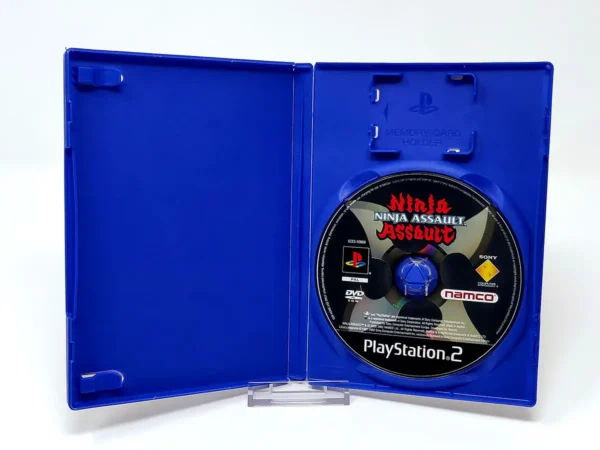 Interior del juego Ninja Assault (ESP) (Rebajado) para PlayStation 2 con disco y manual