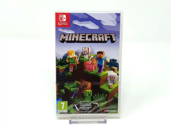 Portada de Minecraft (ESP) (Precintado) para Nintendo Switch, edición PAL España, de segunda mano