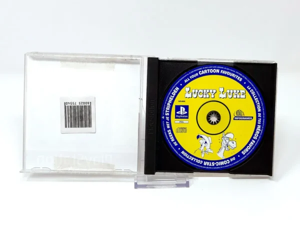 Interior del juego Lucky Luke (ESP) (Rebajado) para PlayStation 1 con disco y manual