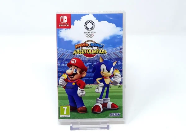 Portada de Mario & Sonic en los Juegos Olímpicos: Tokio 2020 (ESP) (Precintado) para Nintendo Switch, edición PAL España, de segunda mano