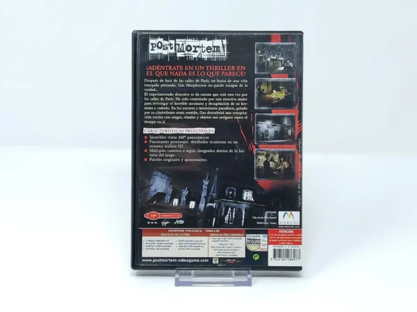 Parte trasera de Post Mortem (ESP) para PC