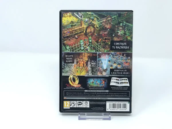 Parte trasera de Dungeons: The Dark Lord (ESP) para PC