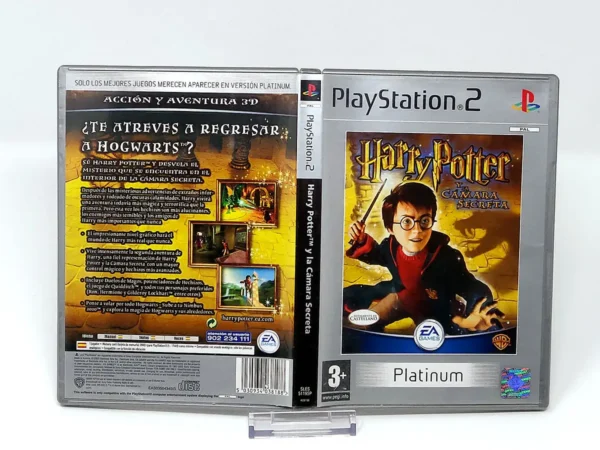 Harry Potter y la Cámara Secreta (ESP) (Platinum) (Carátula) para PlayStation 2, edición PAL España, de segunda mano
