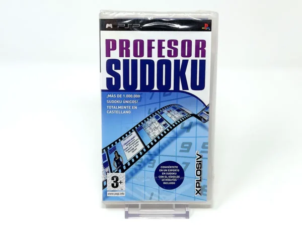 Portada de Professor Sudoku (ESP) (Precintado) para PSP, edición PAL España, de segunda mano