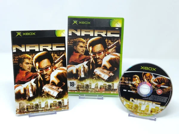 Lateral de la caja de Narc (ESP) para XBOX