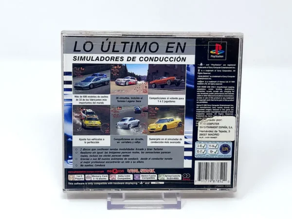 Parte trasera de Gran Turismo 2 (ESP) (Caratulas) para PlayStation 1, edición PAL España