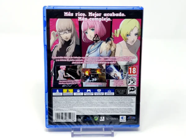 Parte trasera de Catherine: Full Body (ESP) (Precintado) para PlayStation 4, edición PAL España