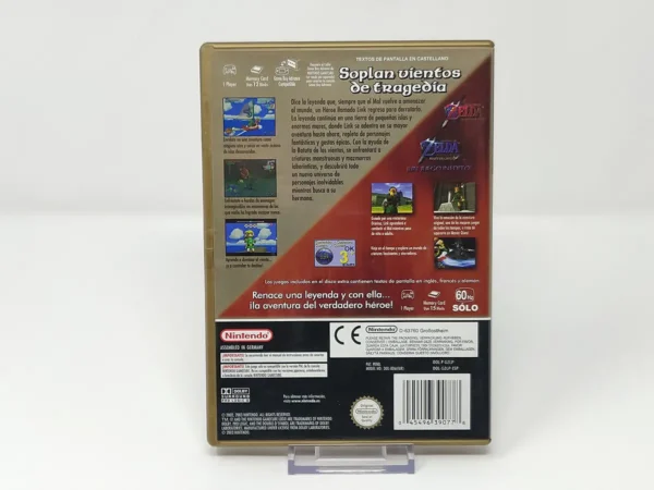 Interior del juego The Legend of Zelda: The Wind Waker (ESP) para Nintendo GameCube con disco y manual