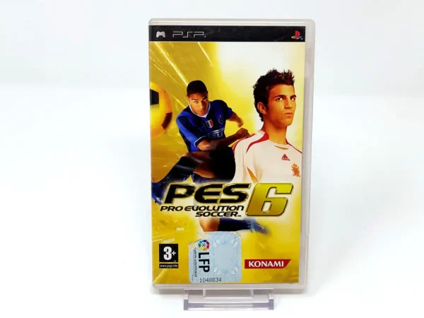 Portada de PES 6: Pro Evolution Soccer (ESP) para PSP, edición PAL España, de segunda mano
