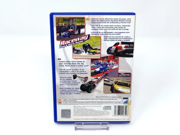 Parte trasera de Raceway: Drag & Stock Racing (ESP) (Rebajado) para PlayStation 2, edición PAL España