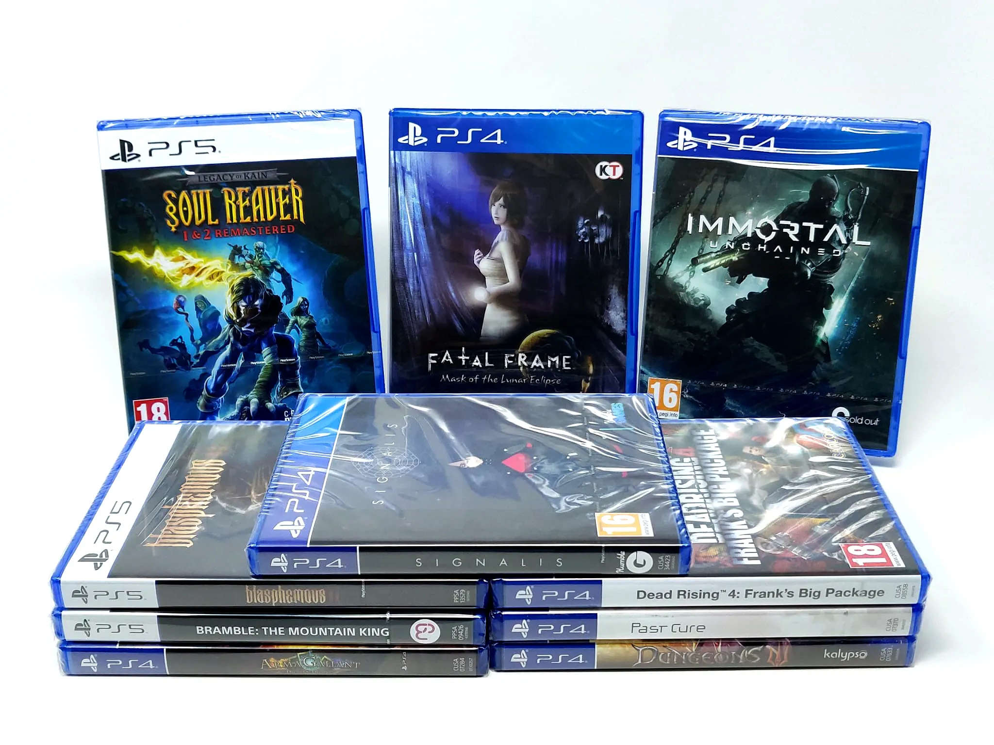Portada de Lote Videojuegos (REF:5125015) para PlayStation 4, edición PAL España, de segunda mano