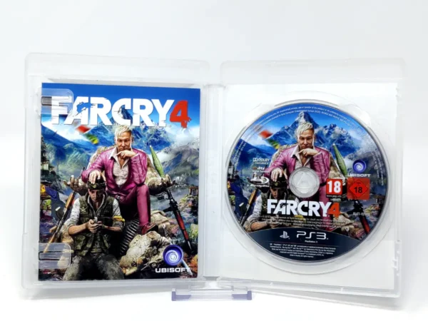 Interior del juego Far Cry 4 (Edición Limitada) (ESP) para PlayStation 3 con disco y manual