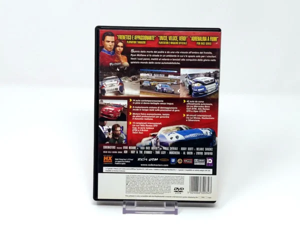 Parte trasera de TOCA Race Driver (ITA) para PlayStation 2, edición PAL Italia