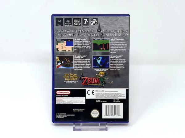 Parte trasera de The Legend of Zelda: Collector's Edition (ESP) para Nintendo GameCube, edición PAL España