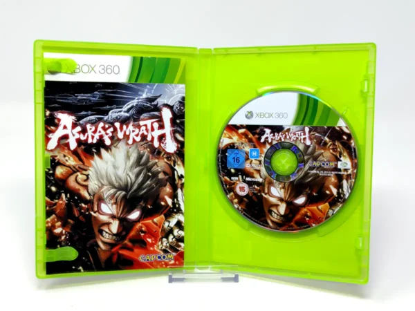 Interior del juego Asura's Wrath (ESP) para XBOX 360 con disco y manual