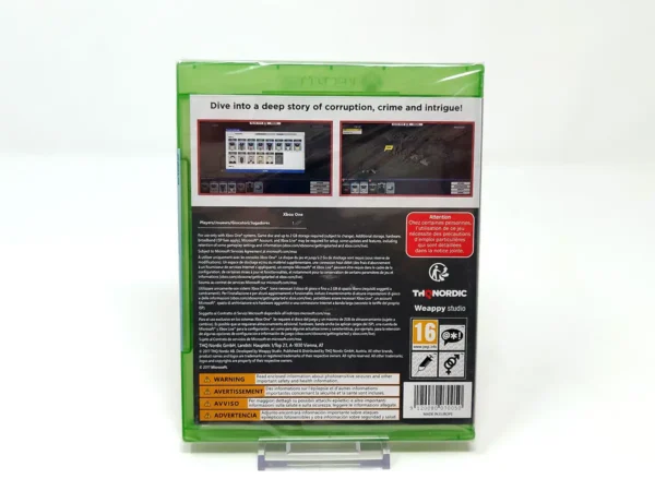 Parte trasera de This is the Police (ESP) (Precintado) para XBOX One, edición PAL España